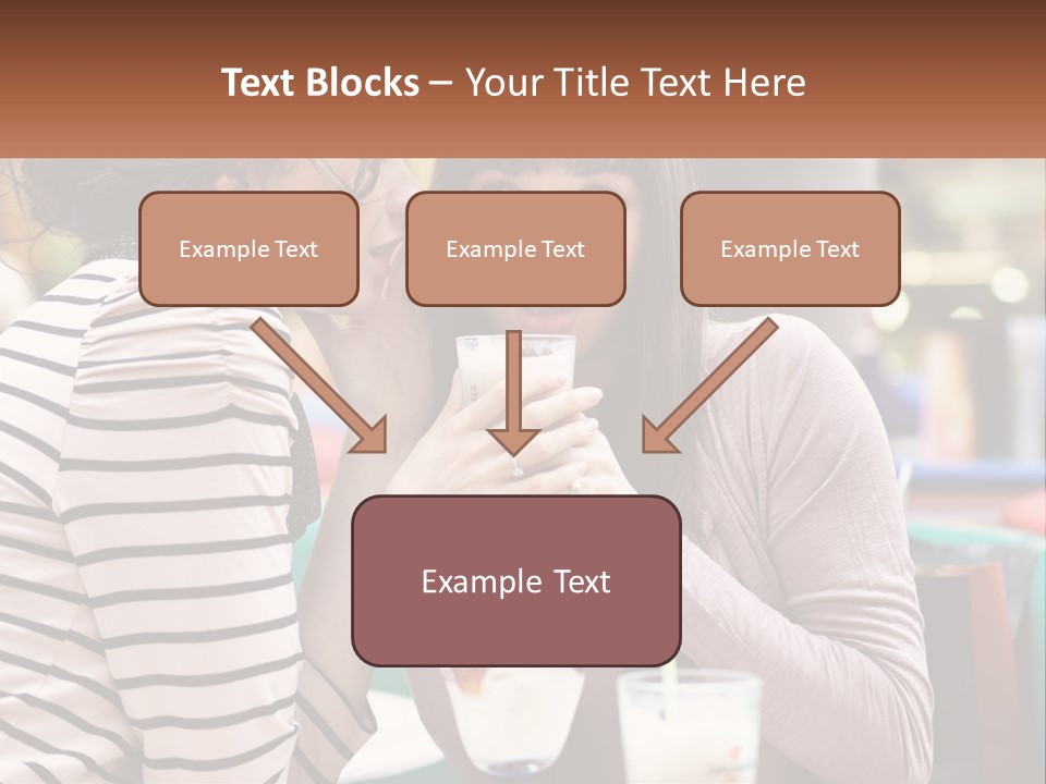 Gossip Talking Color PowerPoint Template