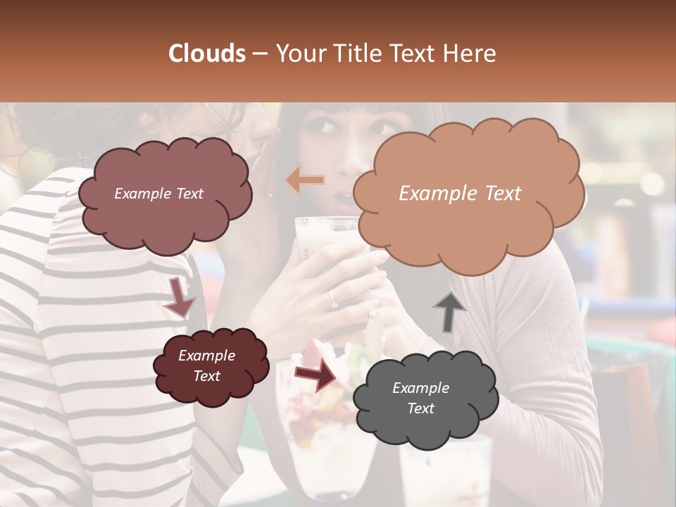 Gossip Talking Color PowerPoint Template