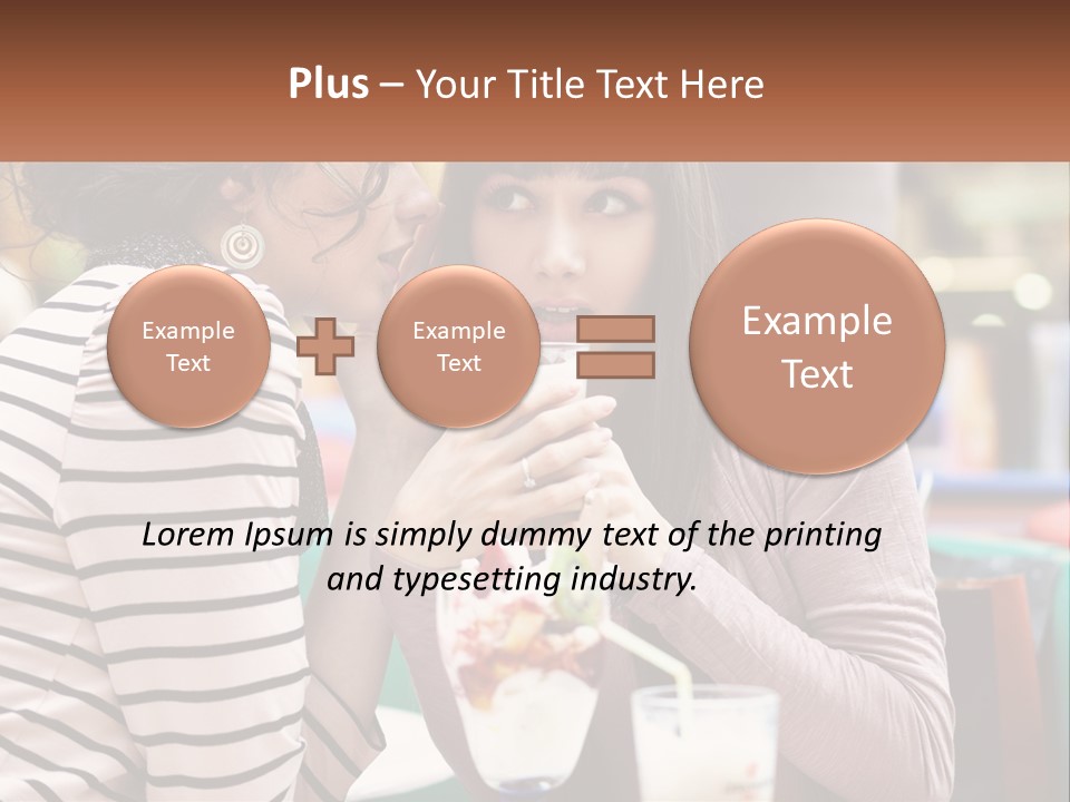 Gossip Talking Color PowerPoint Template