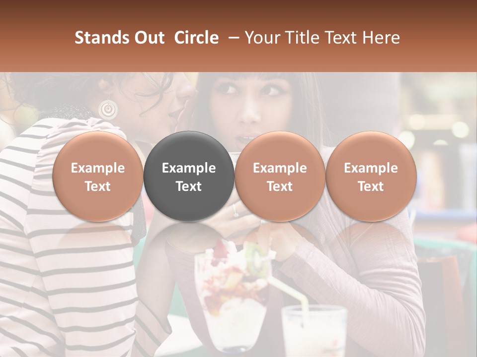 Gossip Talking Color PowerPoint Template