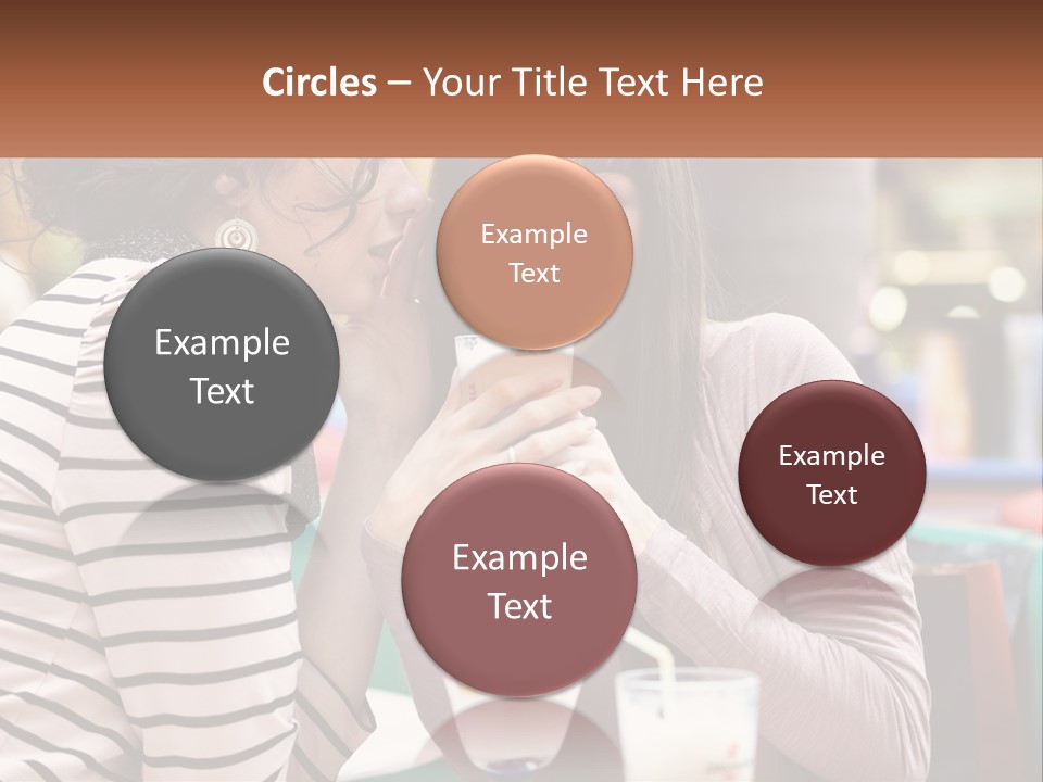 Gossip Talking Color PowerPoint Template
