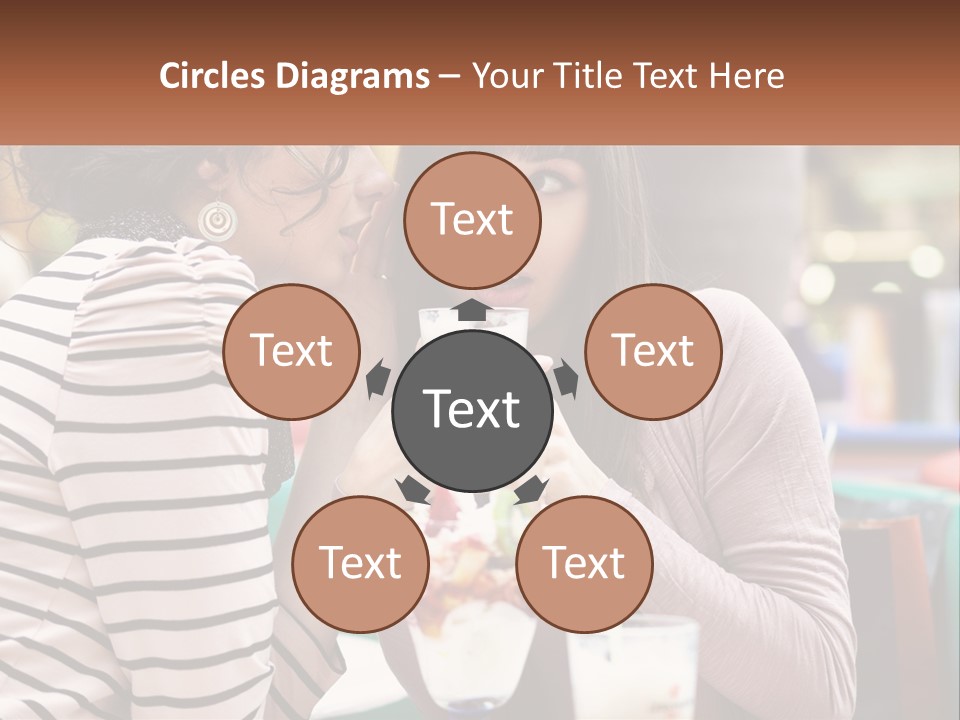 Gossip Talking Color PowerPoint Template