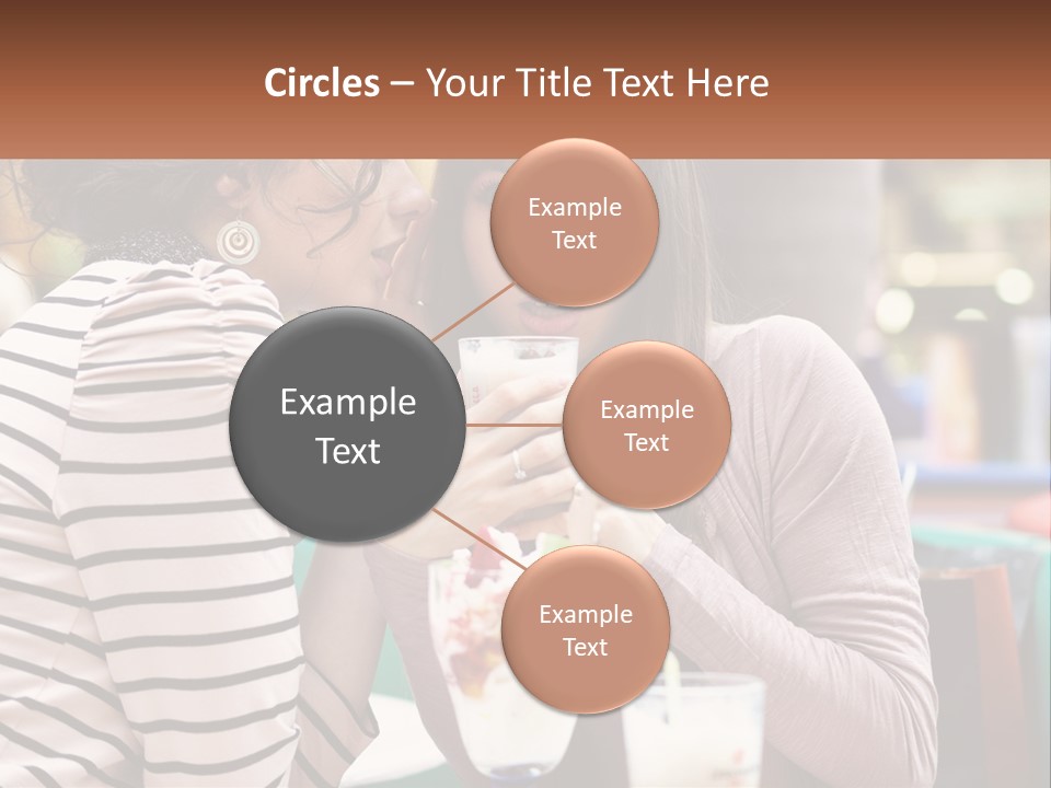 Gossip Talking Color PowerPoint Template