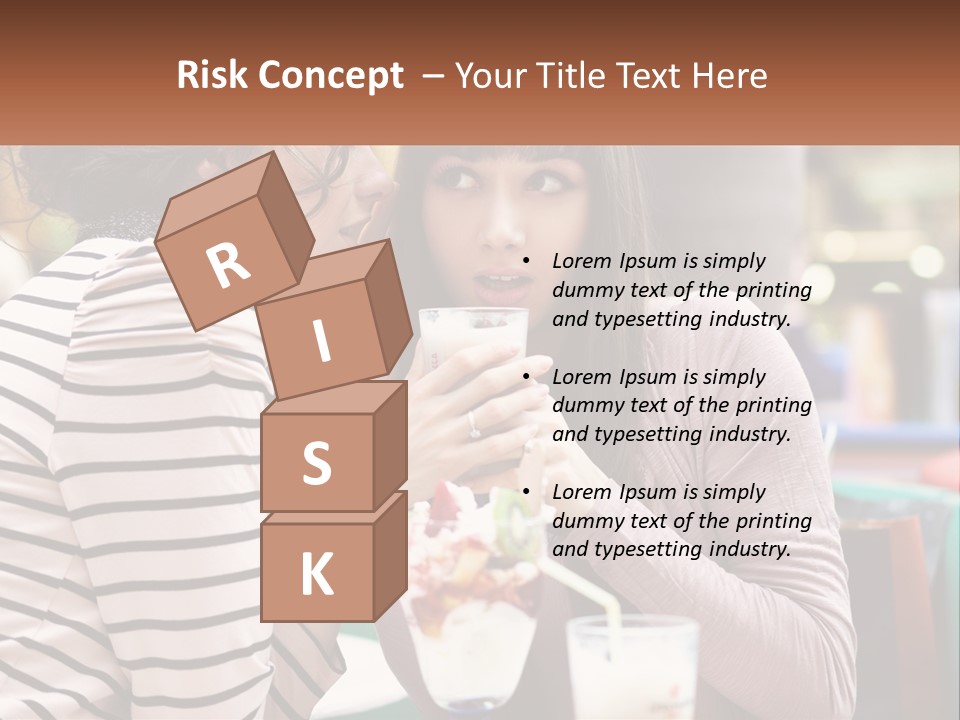 Gossip Talking Color PowerPoint Template