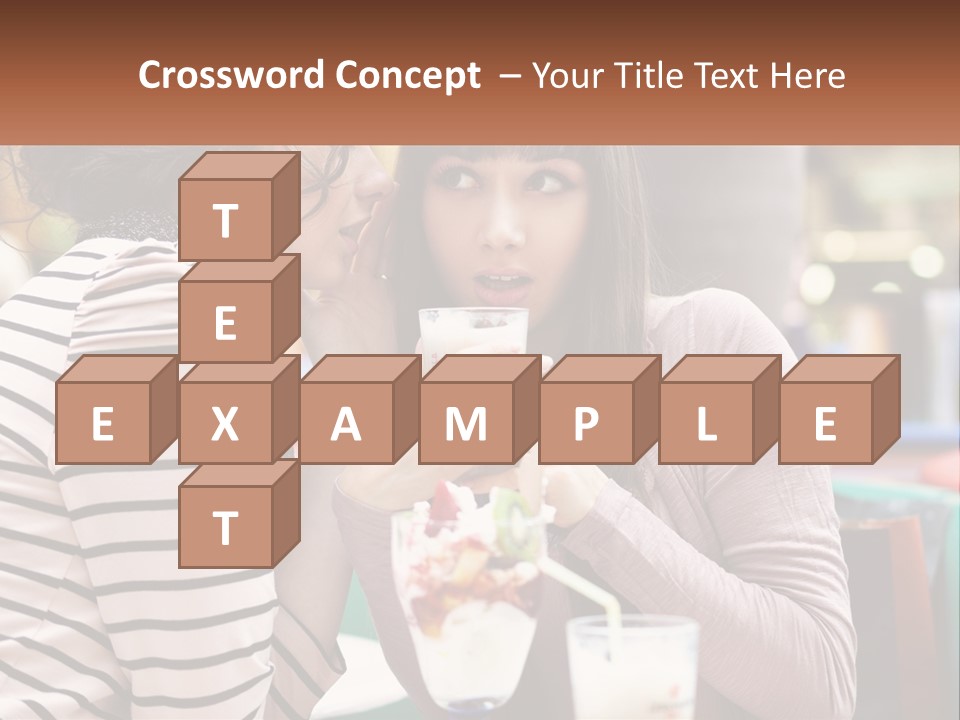 Gossip Talking Color PowerPoint Template