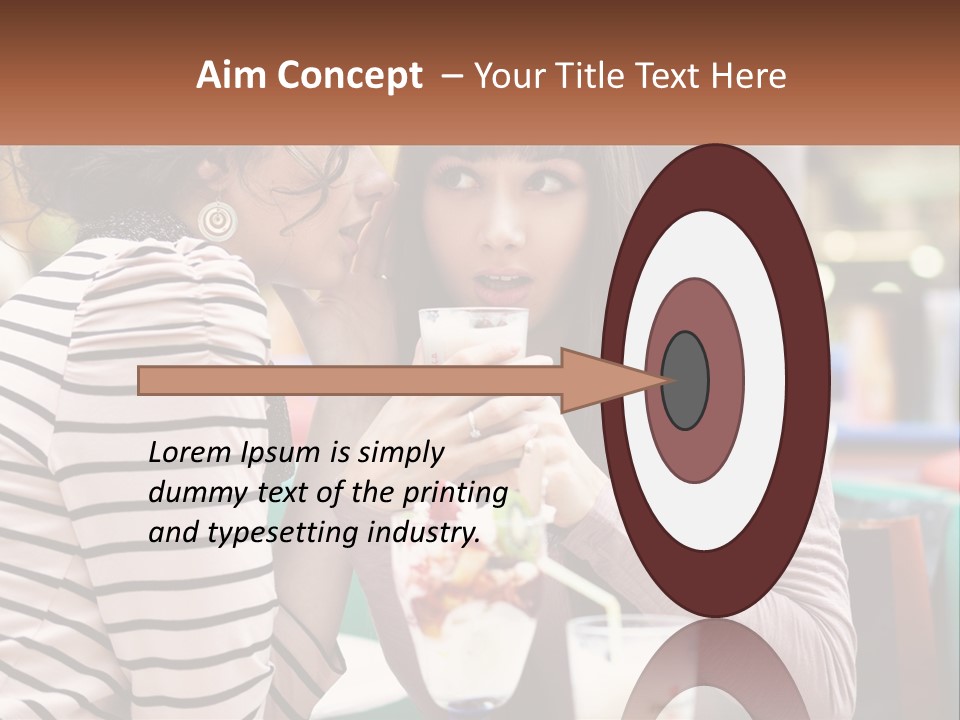 Gossip Talking Color PowerPoint Template