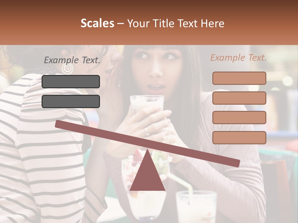 Gossip Talking Color PowerPoint Template