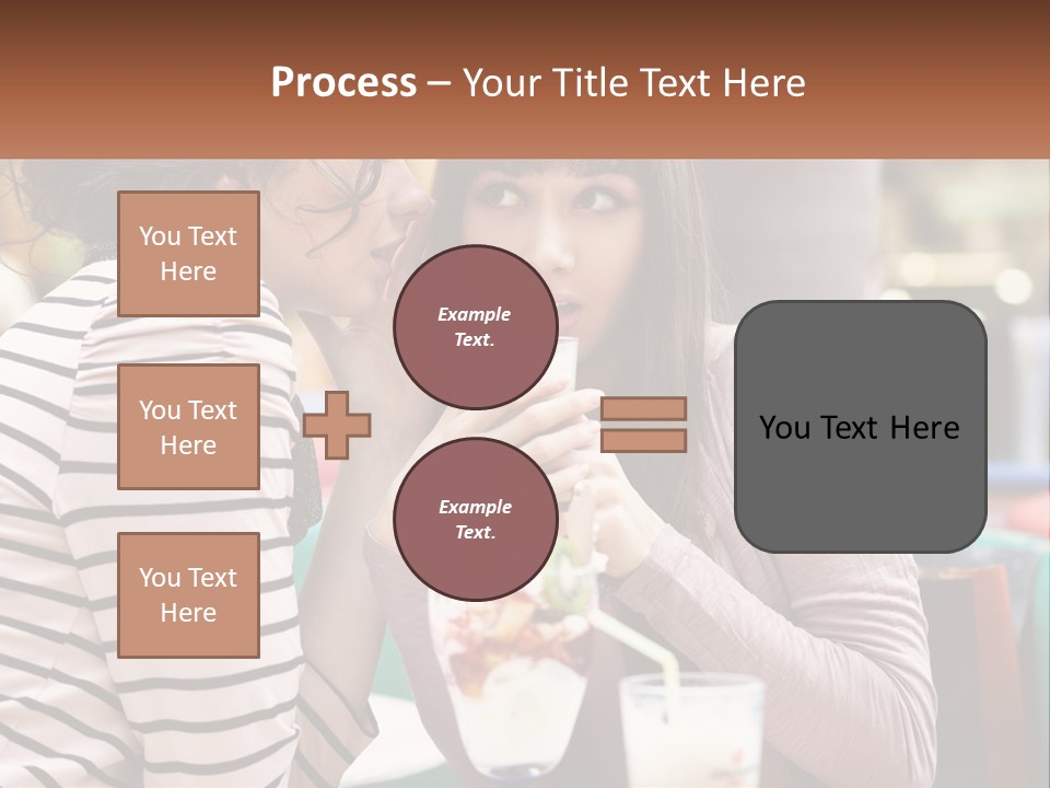 Gossip Talking Color PowerPoint Template