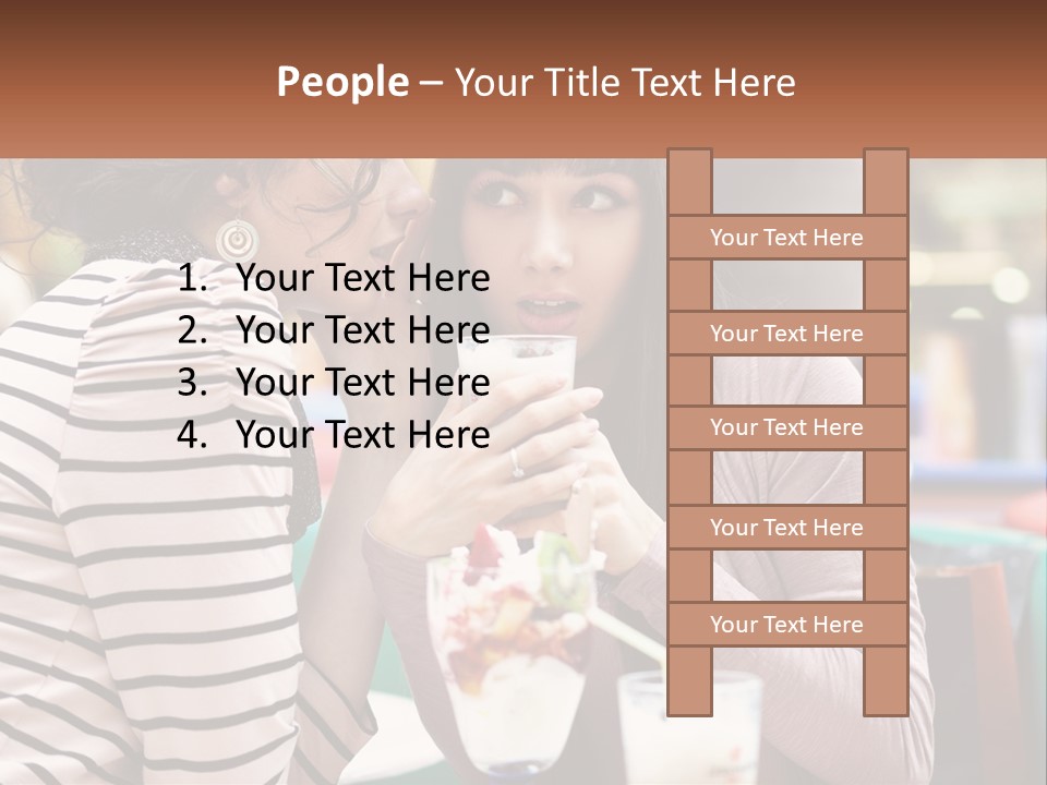 Gossip Talking Color PowerPoint Template