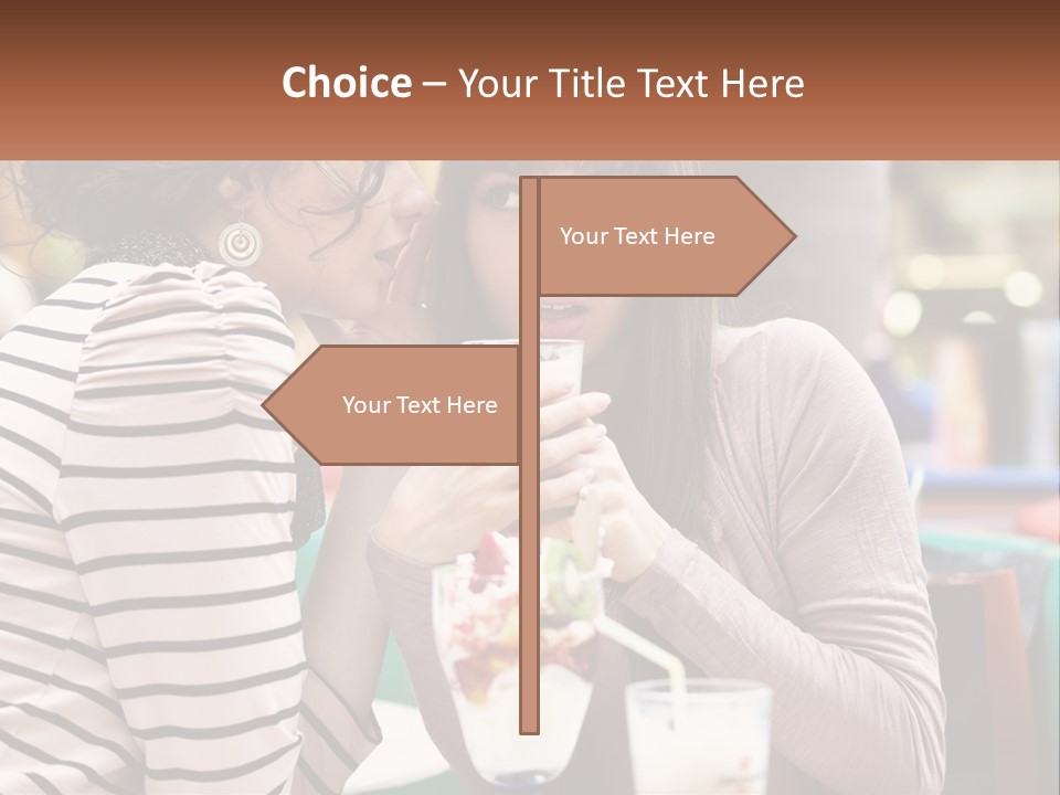 Gossip Talking Color PowerPoint Template