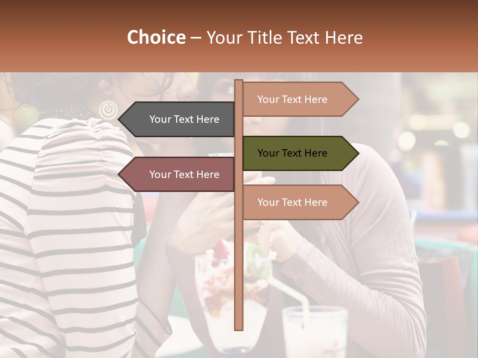 Gossip Talking Color PowerPoint Template