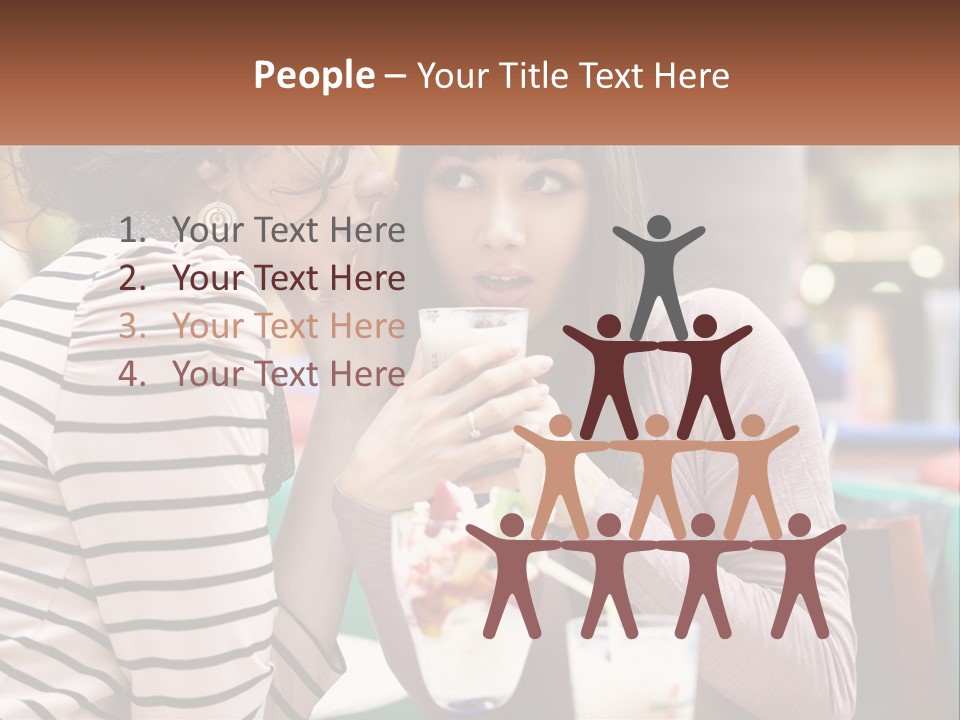 Gossip Talking Color PowerPoint Template