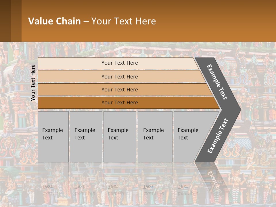 Old Deity Sculpture PowerPoint Template