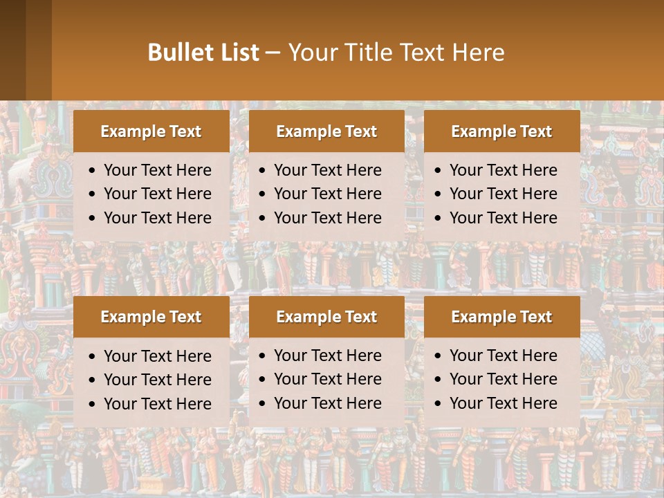 Old Deity Sculpture PowerPoint Template