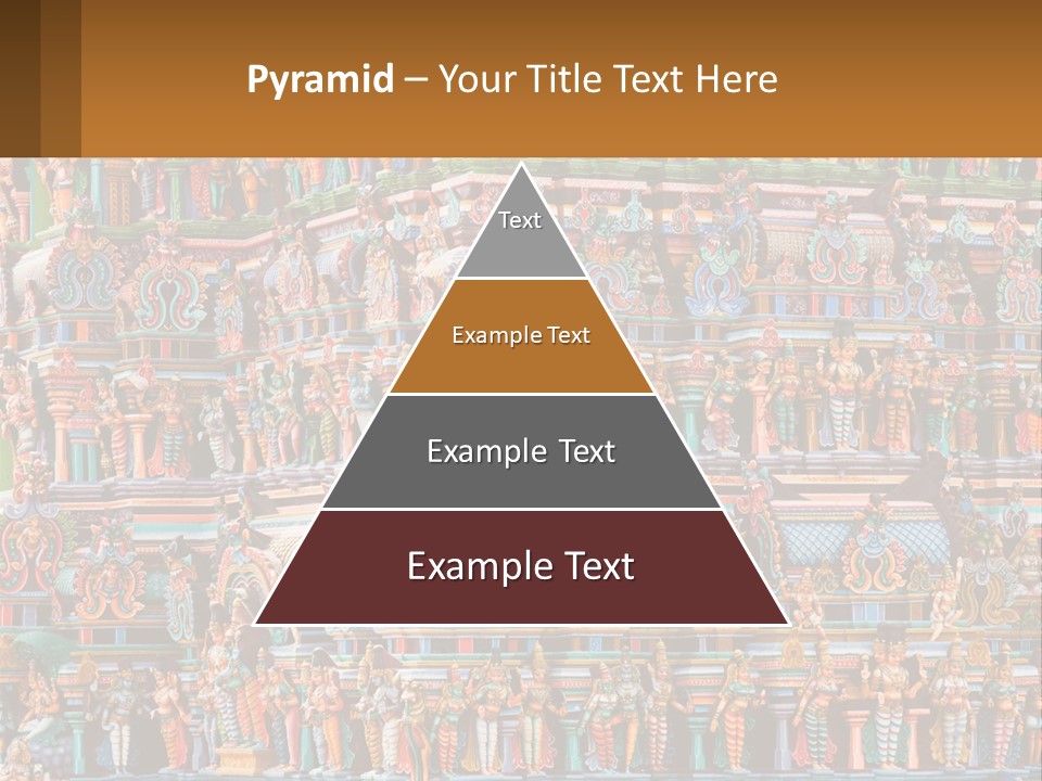 Old Deity Sculpture PowerPoint Template