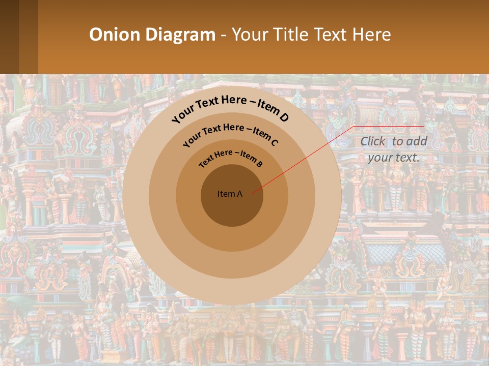 Old Deity Sculpture PowerPoint Template