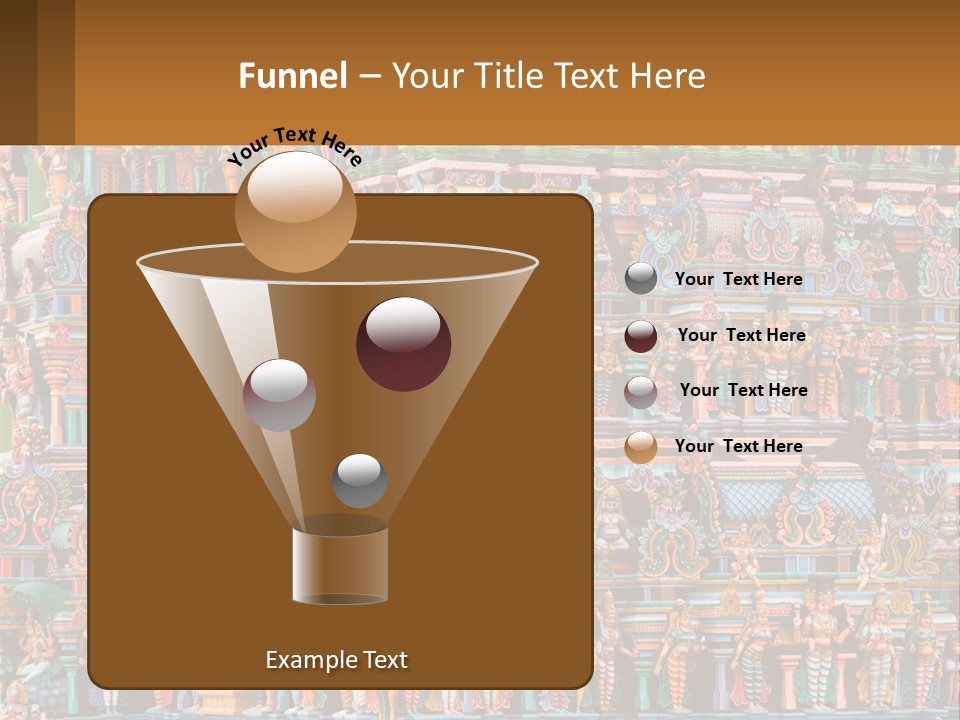 Old Deity Sculpture PowerPoint Template