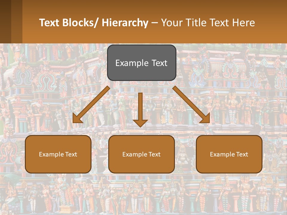 Old Deity Sculpture PowerPoint Template