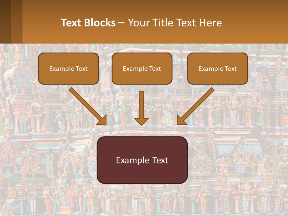 Old Deity Sculpture PowerPoint Template