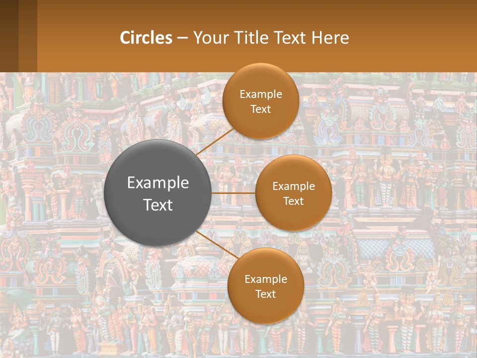 Old Deity Sculpture PowerPoint Template