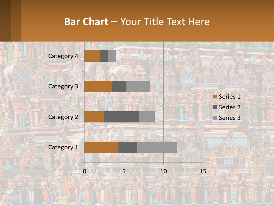 Old Deity Sculpture PowerPoint Template