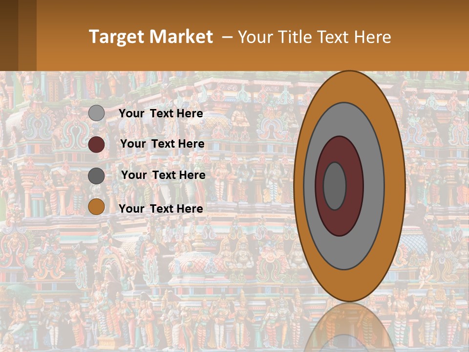 Old Deity Sculpture PowerPoint Template