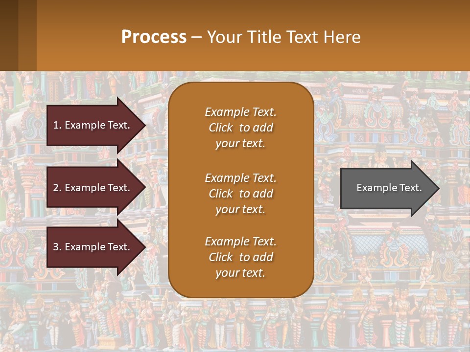 Old Deity Sculpture PowerPoint Template