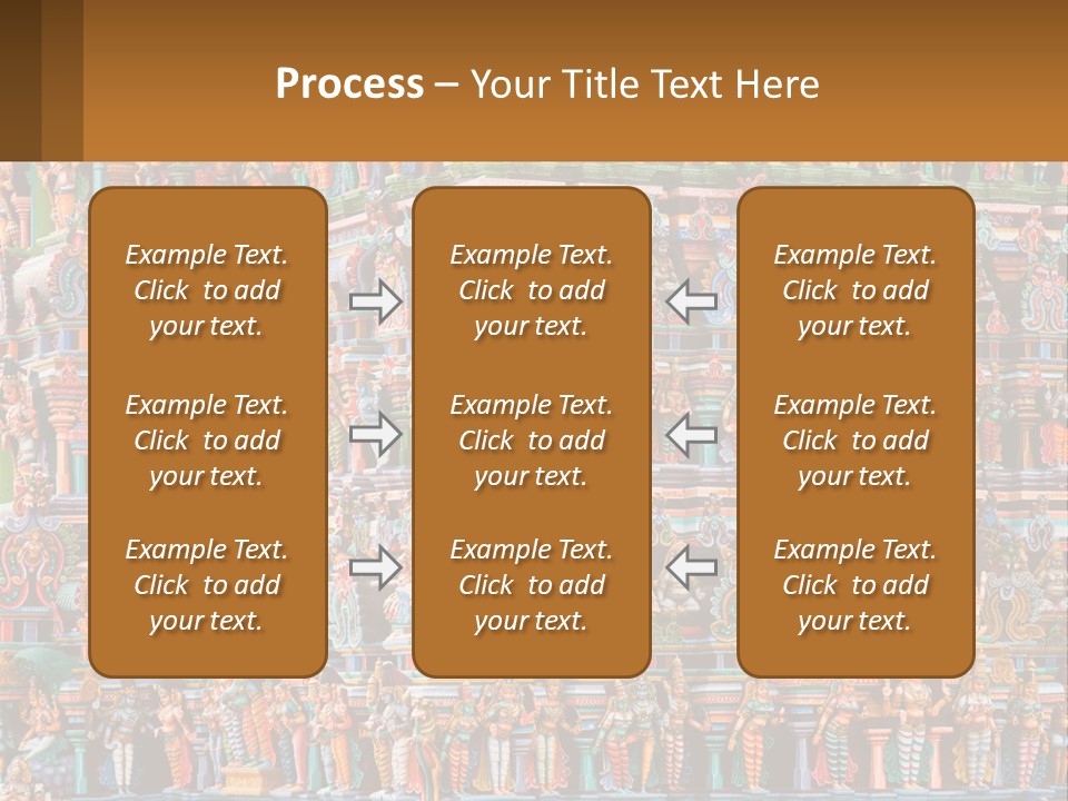 Old Deity Sculpture PowerPoint Template