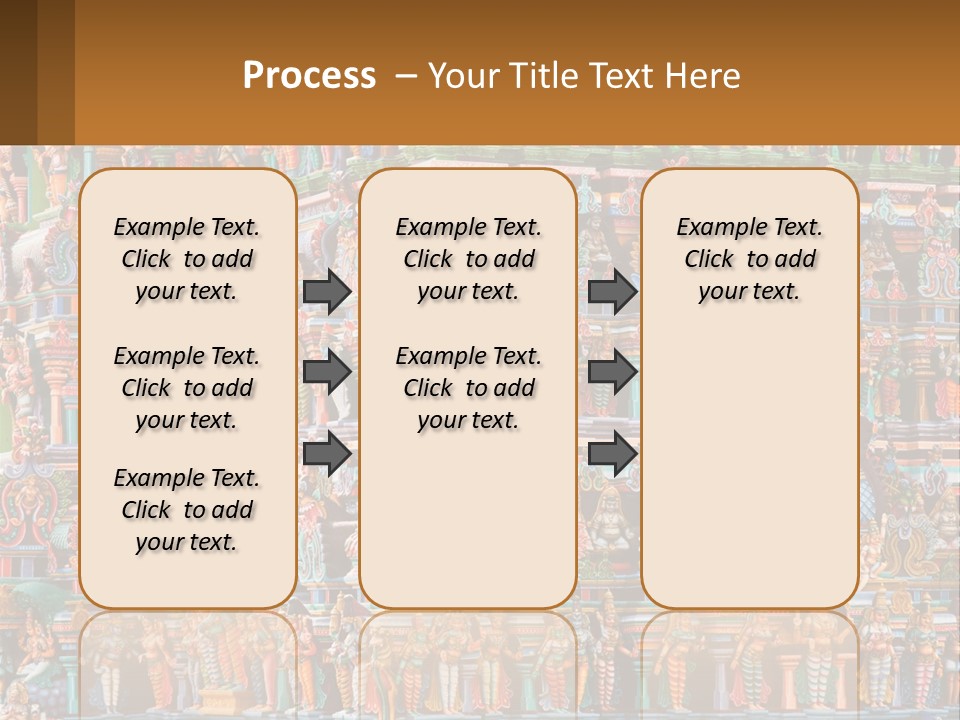 Old Deity Sculpture PowerPoint Template
