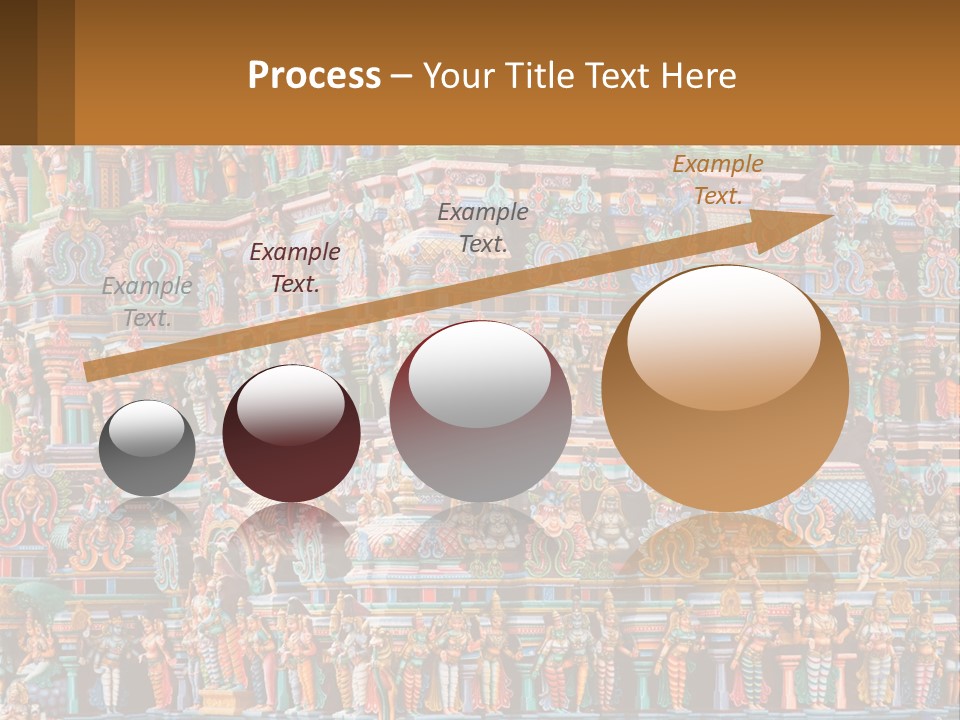 Old Deity Sculpture PowerPoint Template