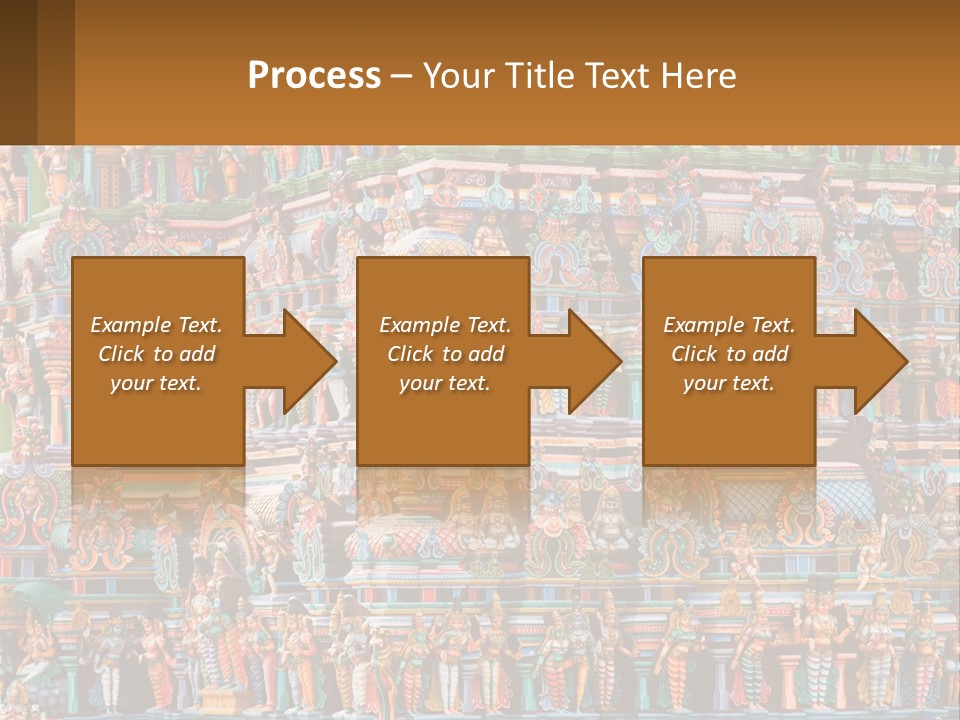 Old Deity Sculpture PowerPoint Template