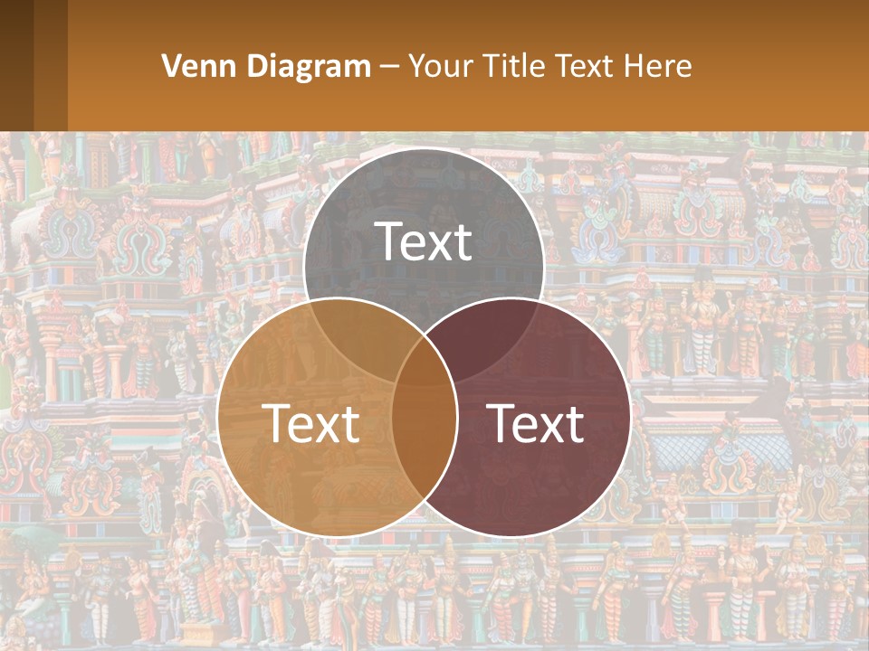 Old Deity Sculpture PowerPoint Template