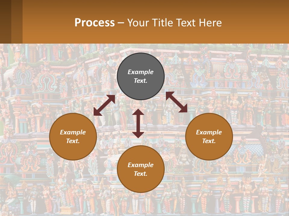 Old Deity Sculpture PowerPoint Template