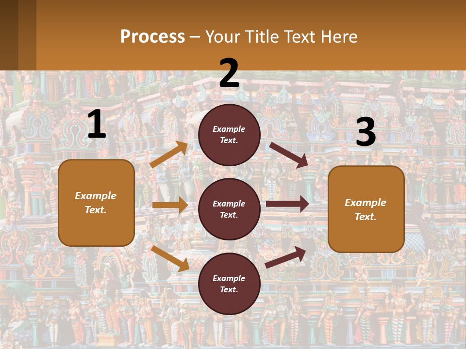 Old Deity Sculpture PowerPoint Template