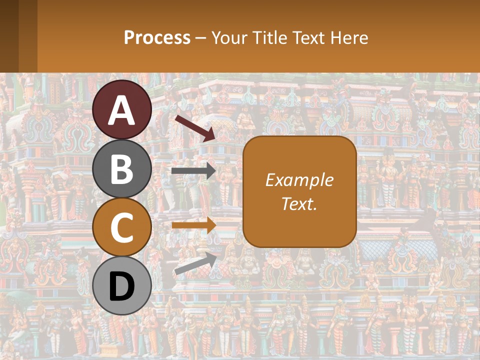 Old Deity Sculpture PowerPoint Template