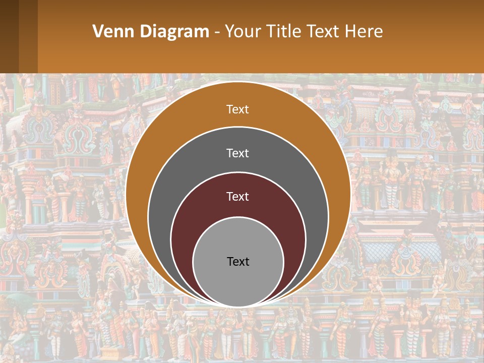 Old Deity Sculpture PowerPoint Template