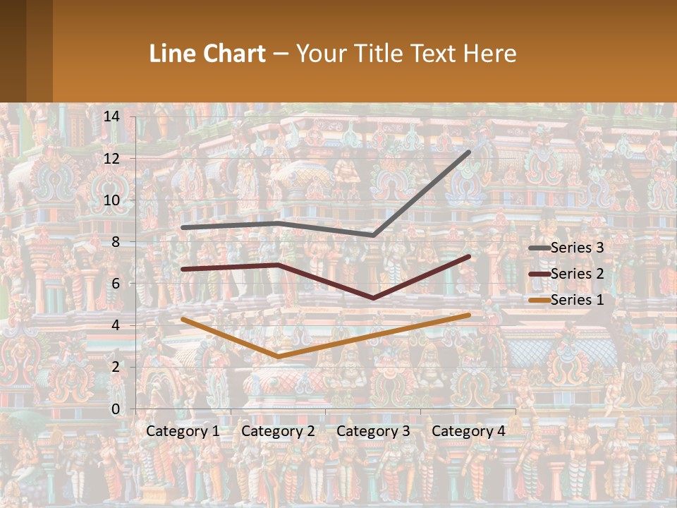 Old Deity Sculpture PowerPoint Template