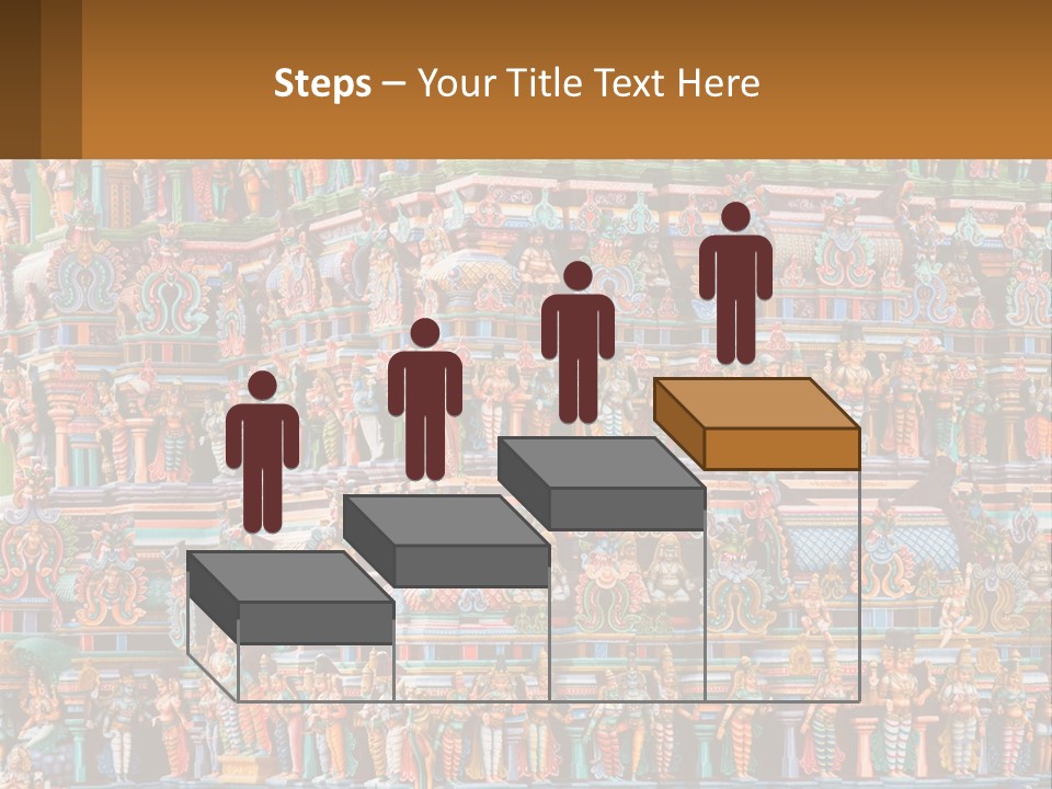Old Deity Sculpture PowerPoint Template