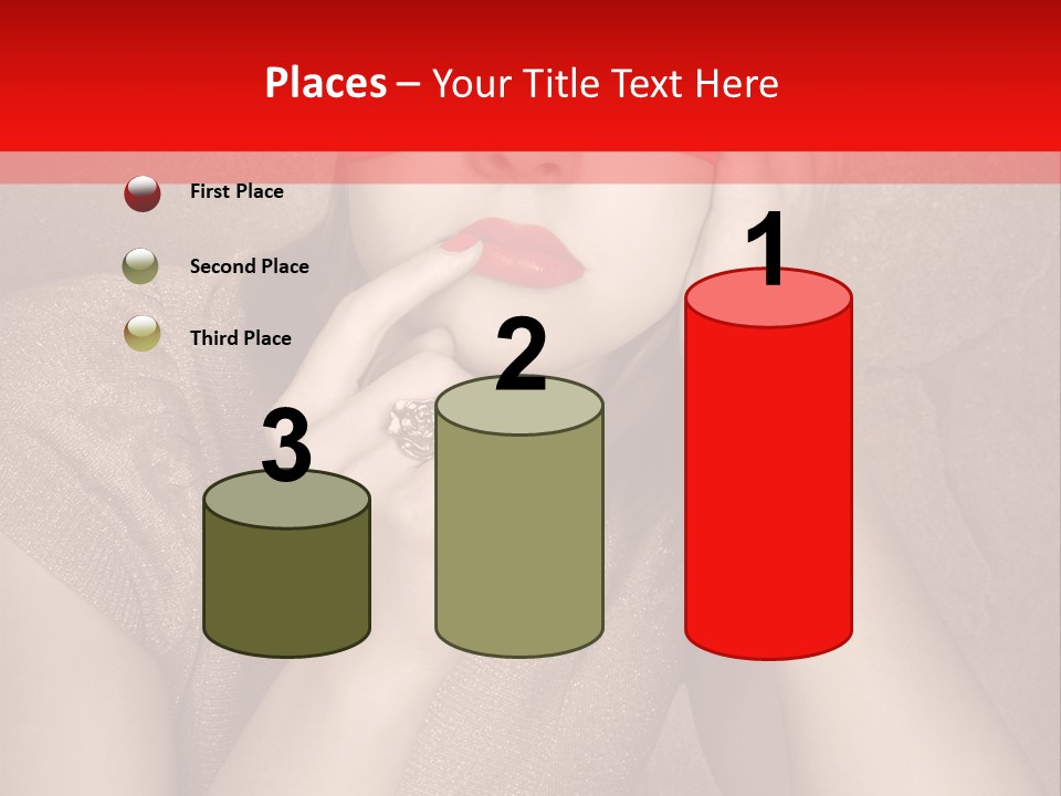 Woman Beautiful Hand PowerPoint Template