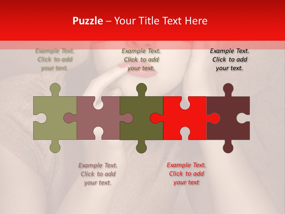 Woman Beautiful Hand PowerPoint Template