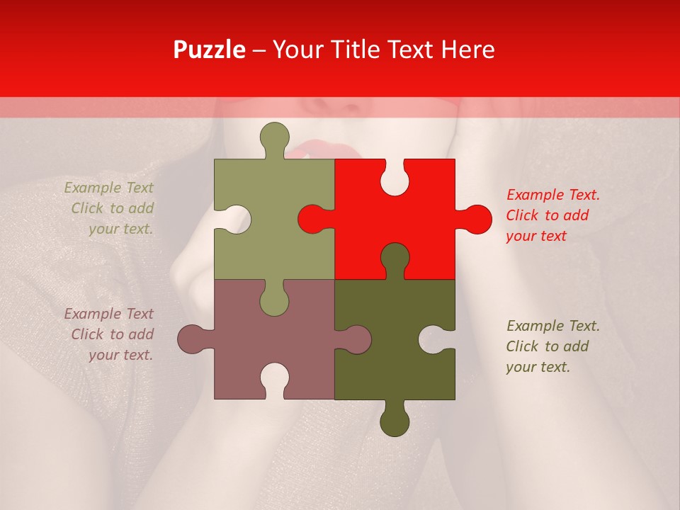 Woman Beautiful Hand PowerPoint Template