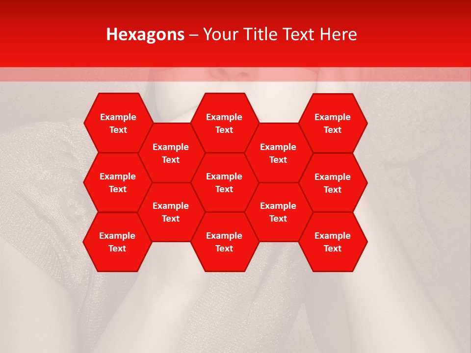 Woman Beautiful Hand PowerPoint Template