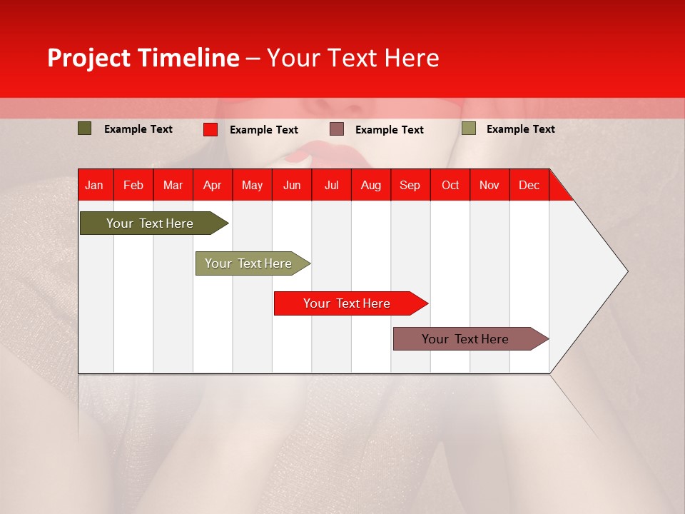 Woman Beautiful Hand PowerPoint Template