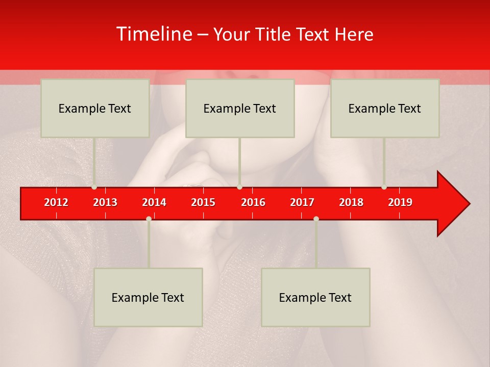 Woman Beautiful Hand PowerPoint Template