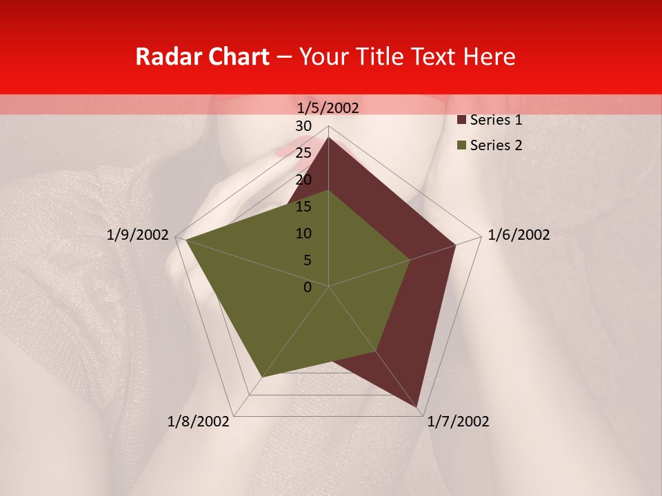 Woman Beautiful Hand PowerPoint Template