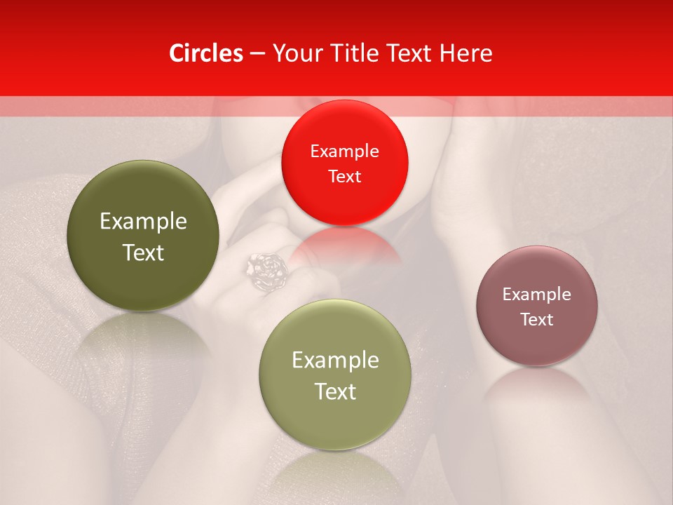 Woman Beautiful Hand PowerPoint Template