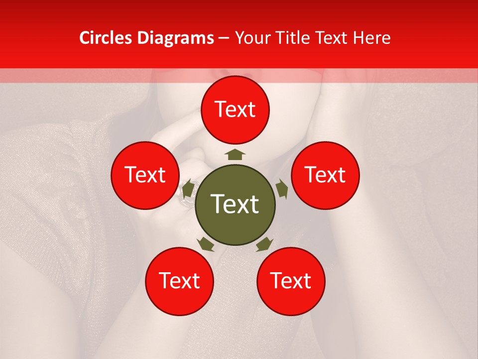 Woman Beautiful Hand PowerPoint Template