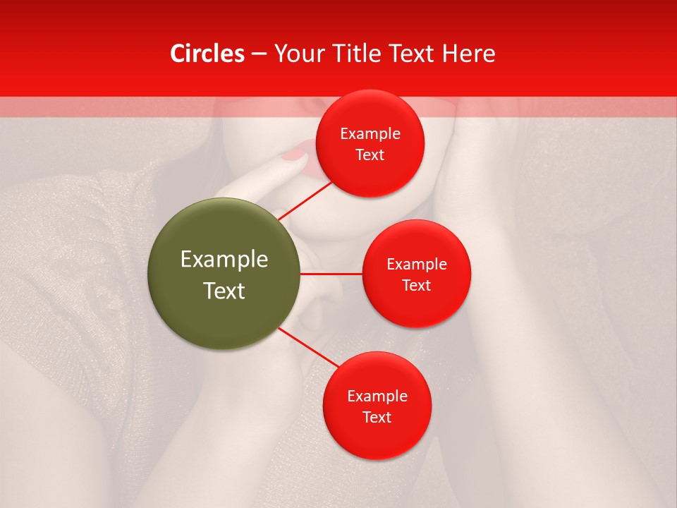 Woman Beautiful Hand PowerPoint Template