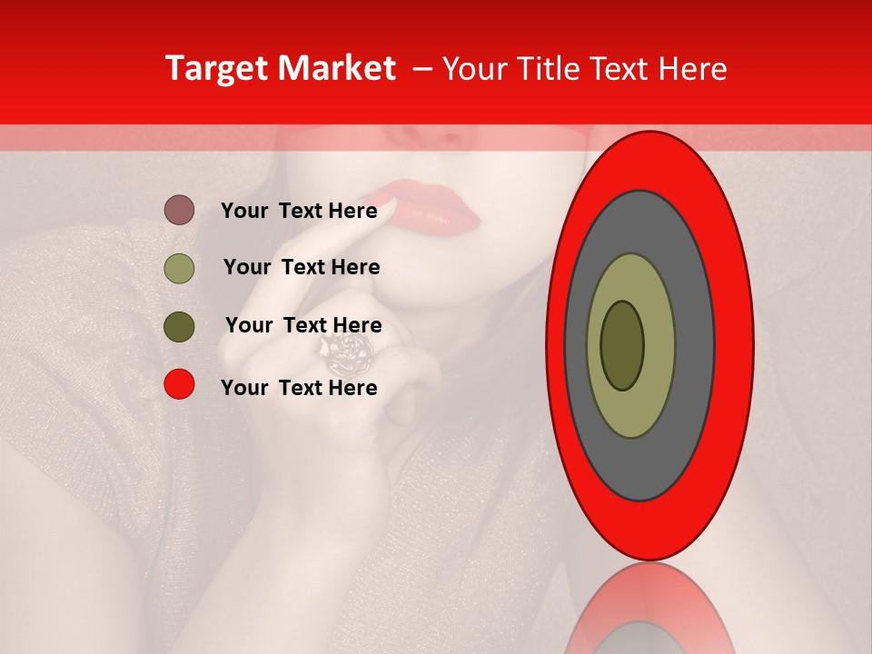 Woman Beautiful Hand PowerPoint Template