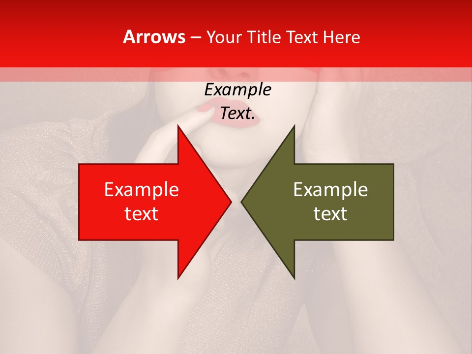 Woman Beautiful Hand PowerPoint Template